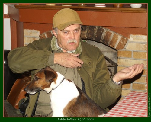 Josef Freiberg - vítěz soutěže se svým psem Andym